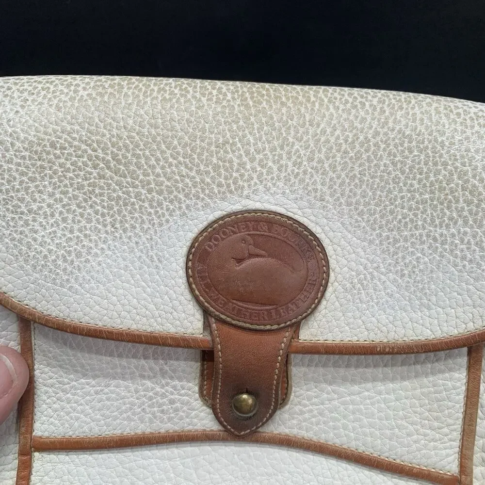 Vintage Dooney & Bourke All-Weather Leather Surrey Bucket Bag Purse Made In USA - Picture 6 of 16